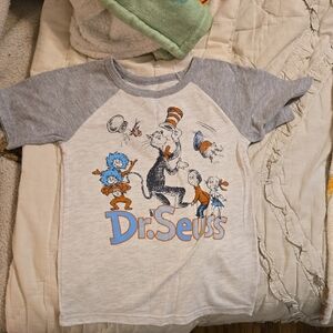 Jumping Beans Gray and White Dr. Seuss Tee